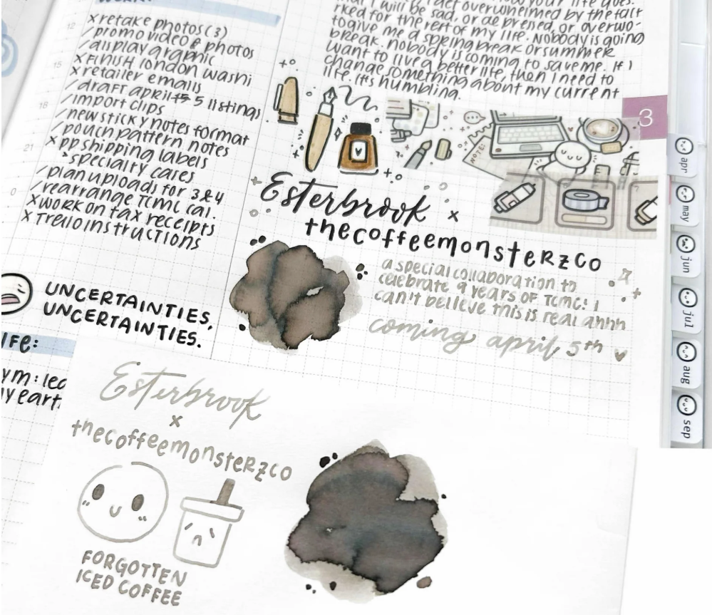 Esterbrook Forgotten Iced Coffee Ink - 30ml