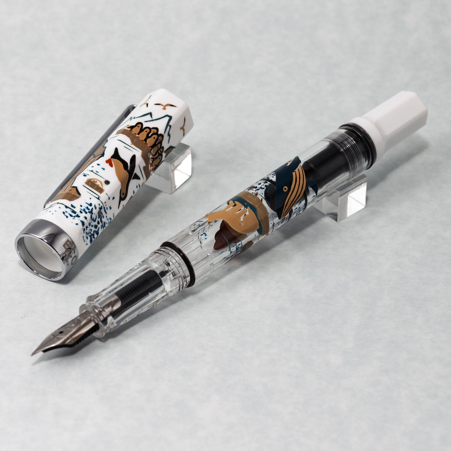南極海の仲間たち 輪島蒔絵万年筆 TWSBI ECO