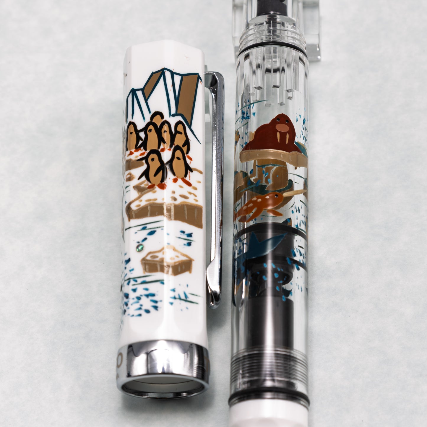 南極海の仲間たち 輪島蒔絵万年筆 TWSBI ECO