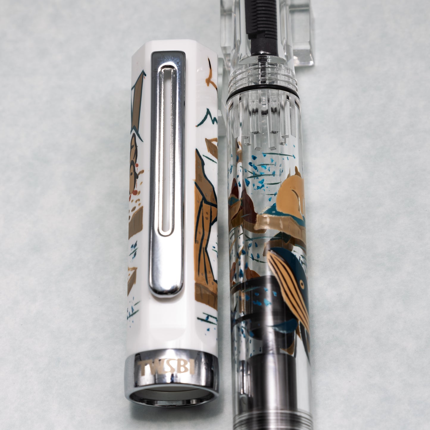 南極海の仲間たち 輪島蒔絵万年筆 TWSBI ECO
