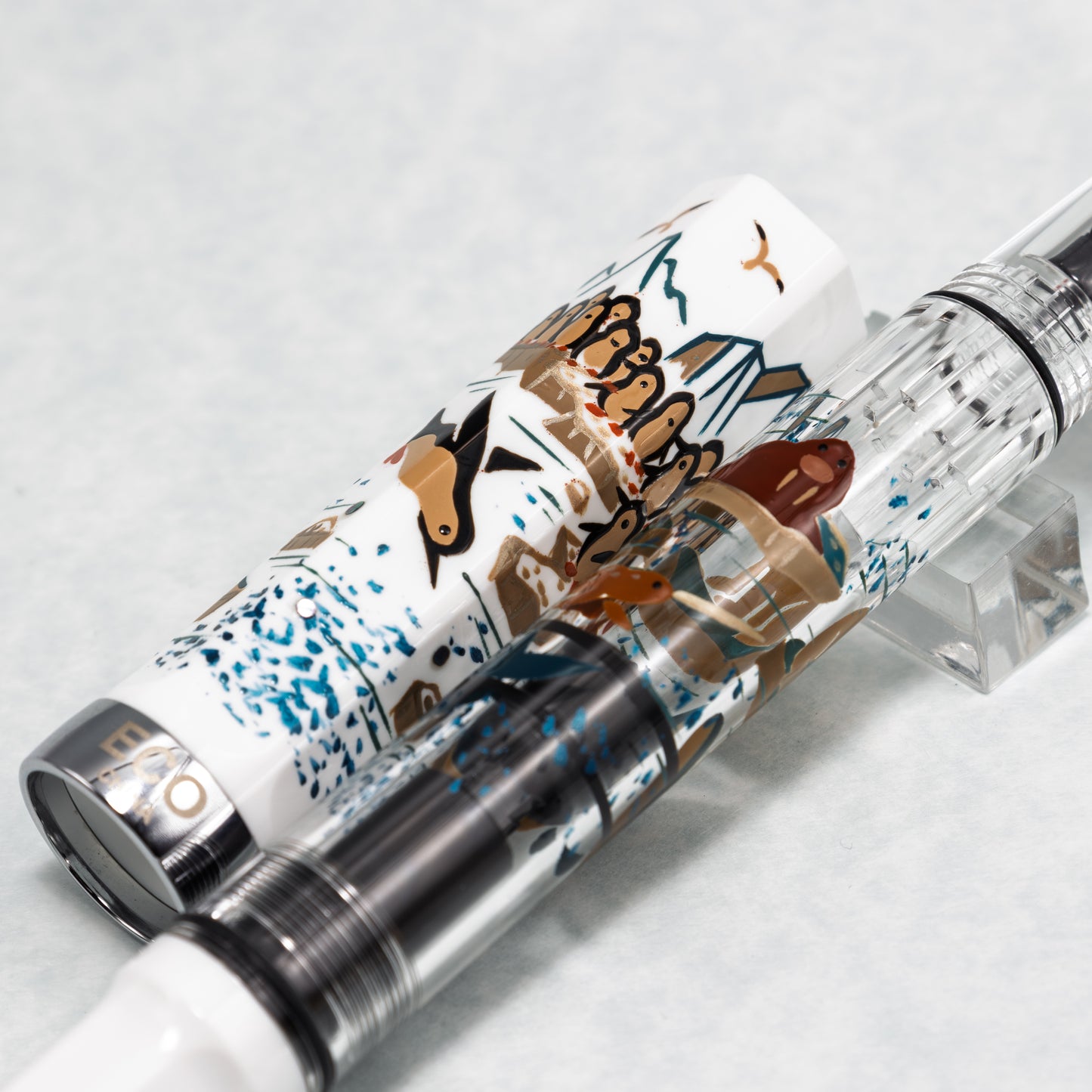 南極海の仲間たち 輪島蒔絵万年筆 TWSBI ECO