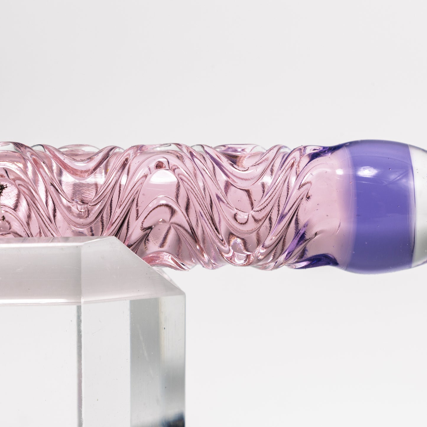 紫陽花 うねり 二刀流 ガラスペン BUNGUBOX x Synchronicity Glass Art