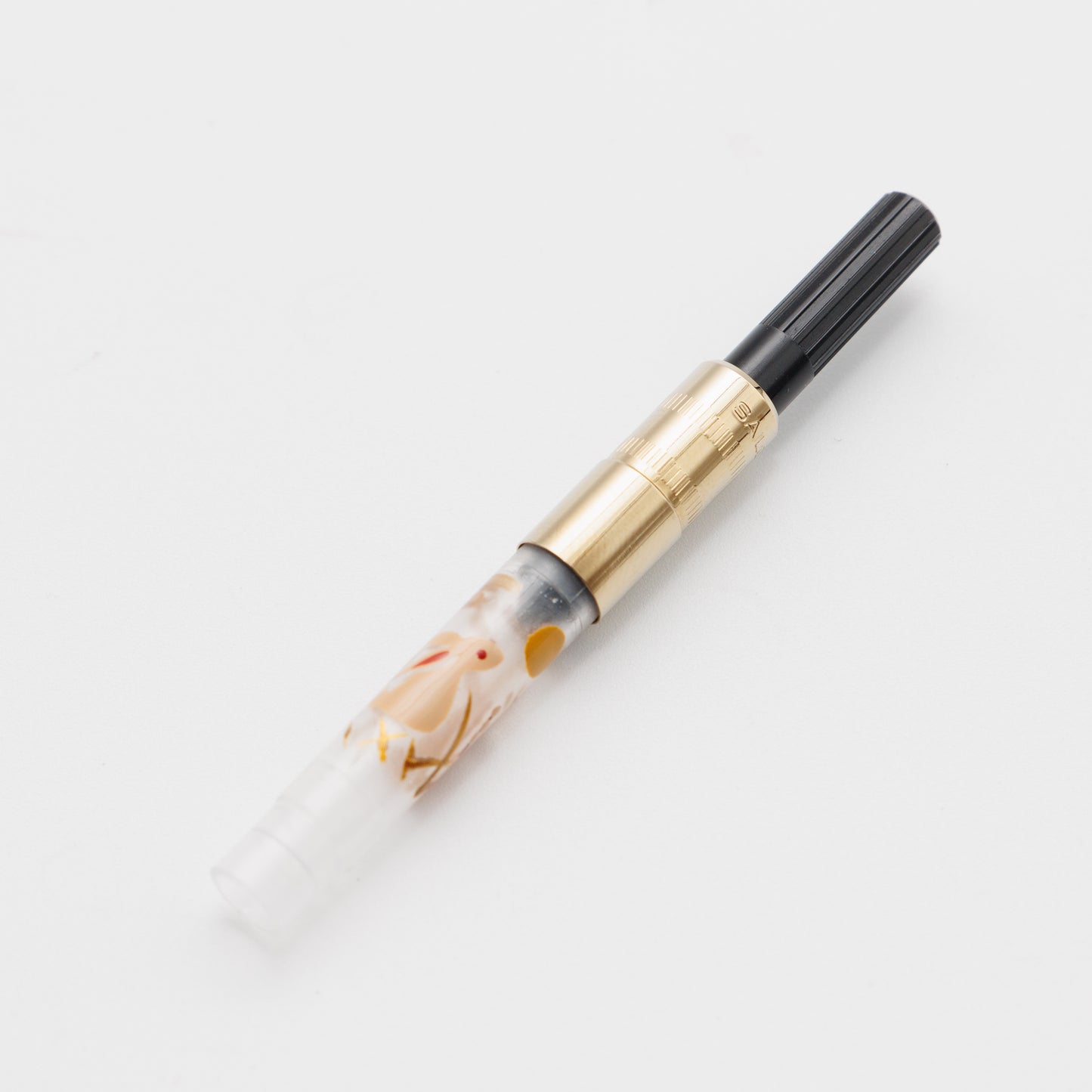 The Moon Rabbit, Wajima full Makie gold converter for Sailor pens