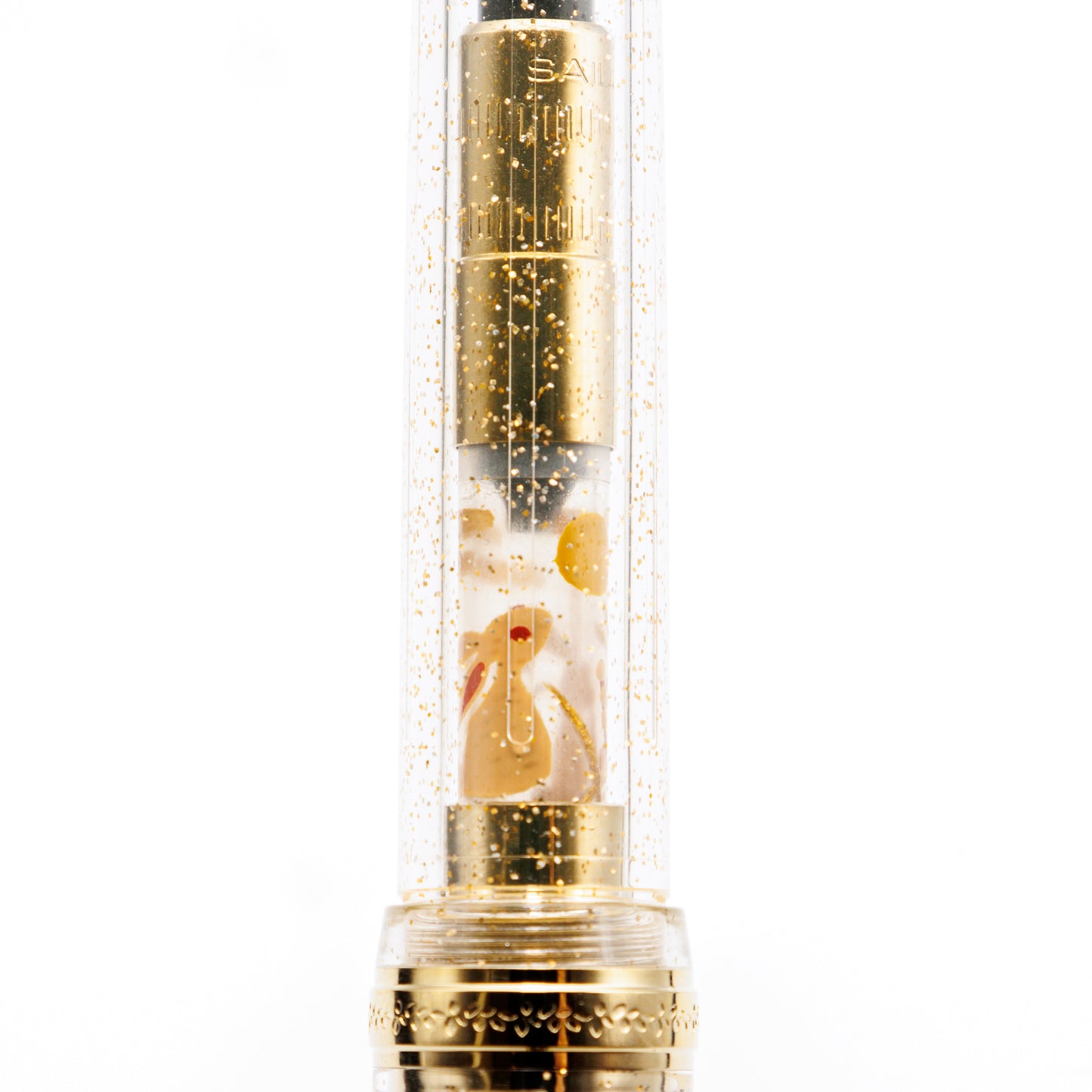 The Moon Rabbit, Wajima full Makie gold converter for Sailor pens