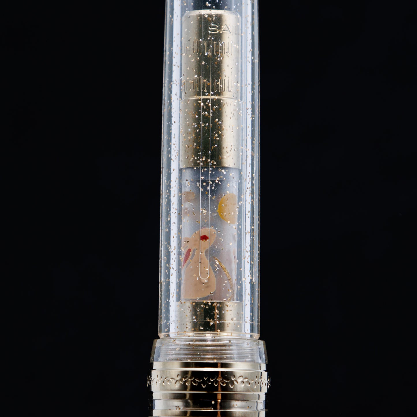 The Moon Rabbit, Wajima full Makie gold converter for Sailor pens