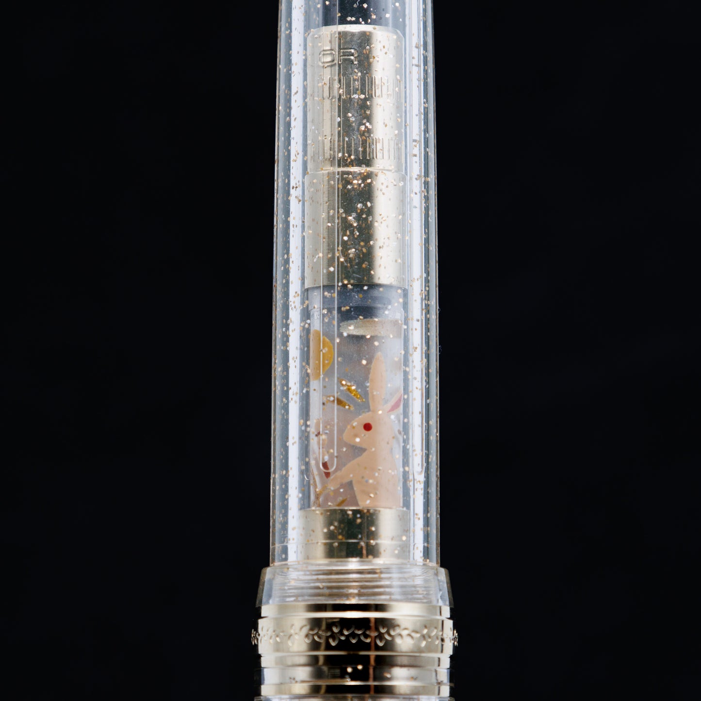 The Moon Rabbit, Wajima full Makie gold converter for Sailor pens