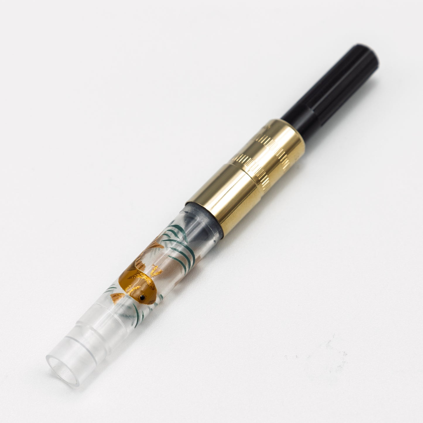 Carp, Wajima full Makie gold converter for Sailor pens