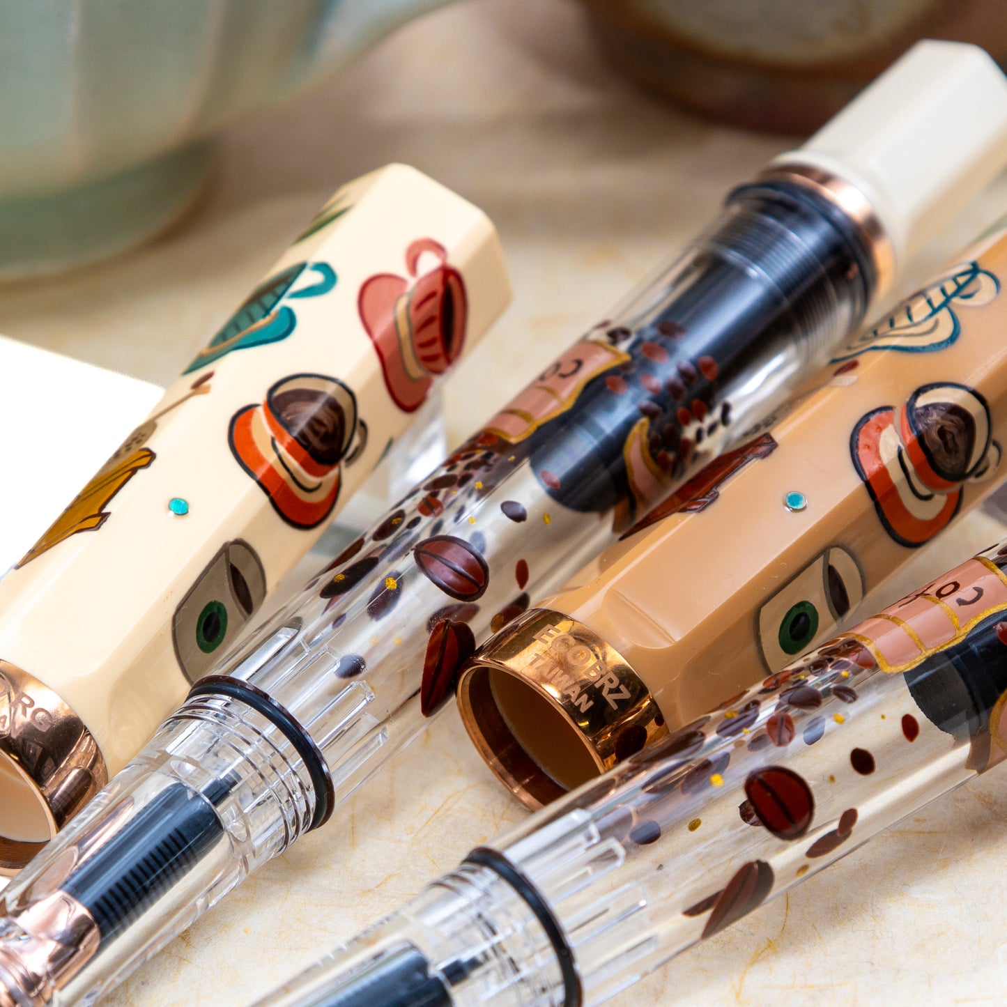 カルチェラタン ラテ 輪島蒔絵万年筆 TWSBI ECO