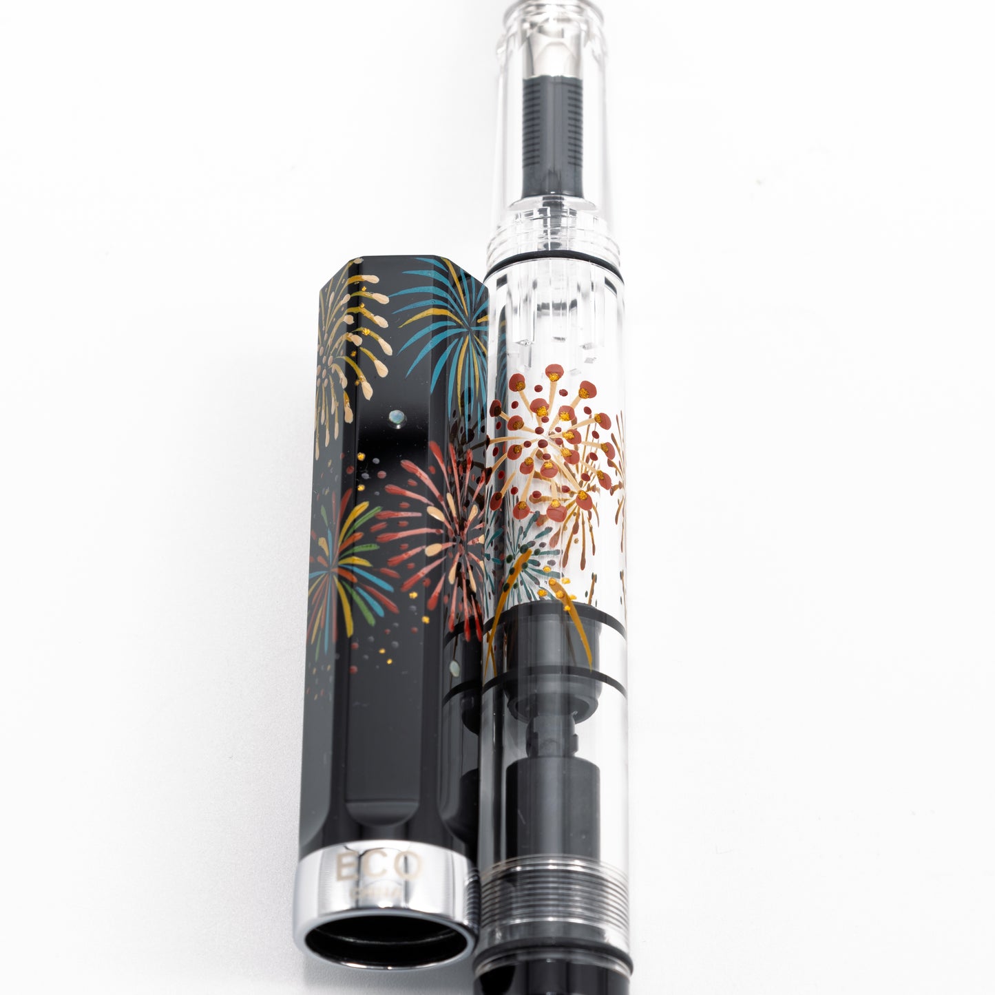 花火 輪島蒔絵万年筆 TWSBI ECO