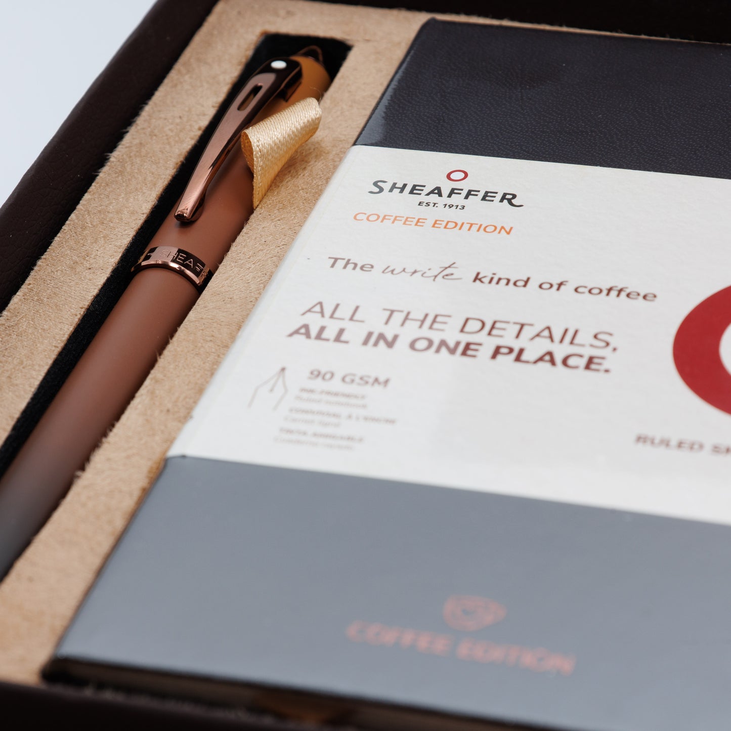 SHEAFFER シェーファー100 コーヒーエディション 万年筆 ノート付き