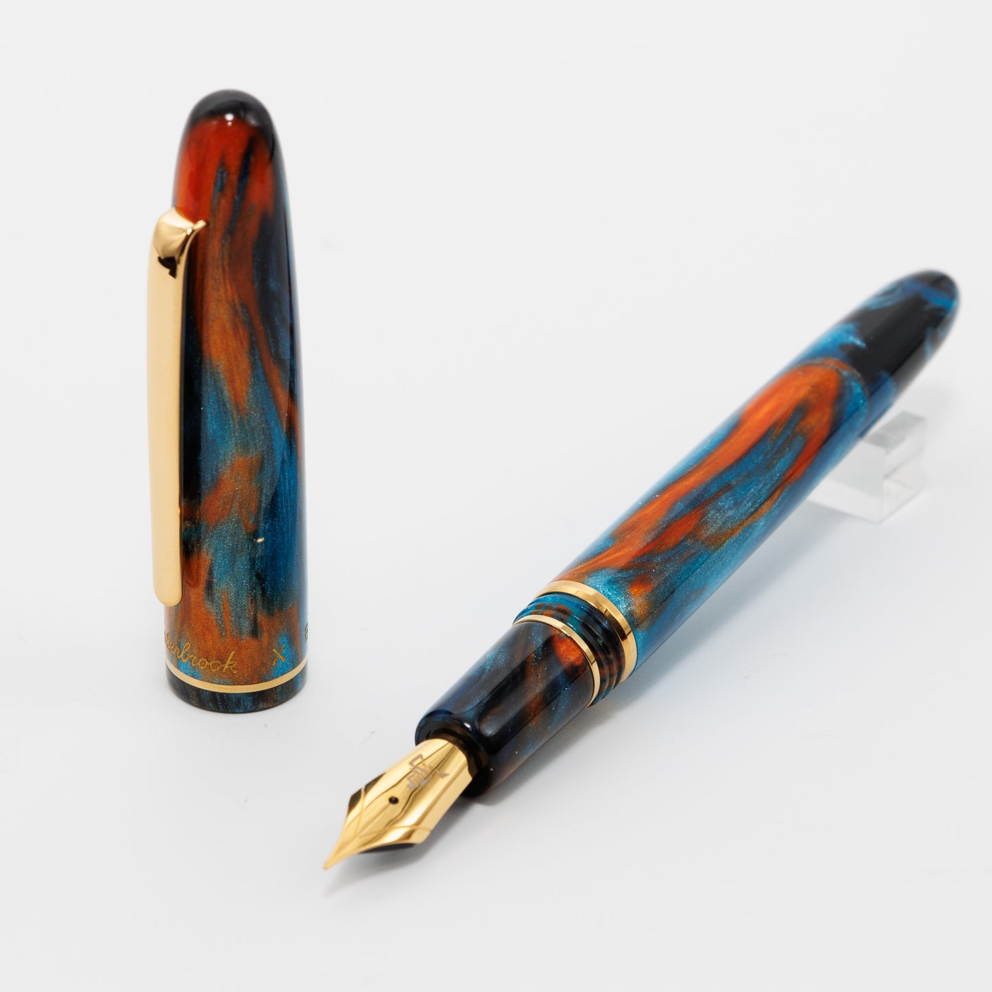 Kachofugetsu - Kingfisher Fountain Pen BUNGUBOX x Esterbrook