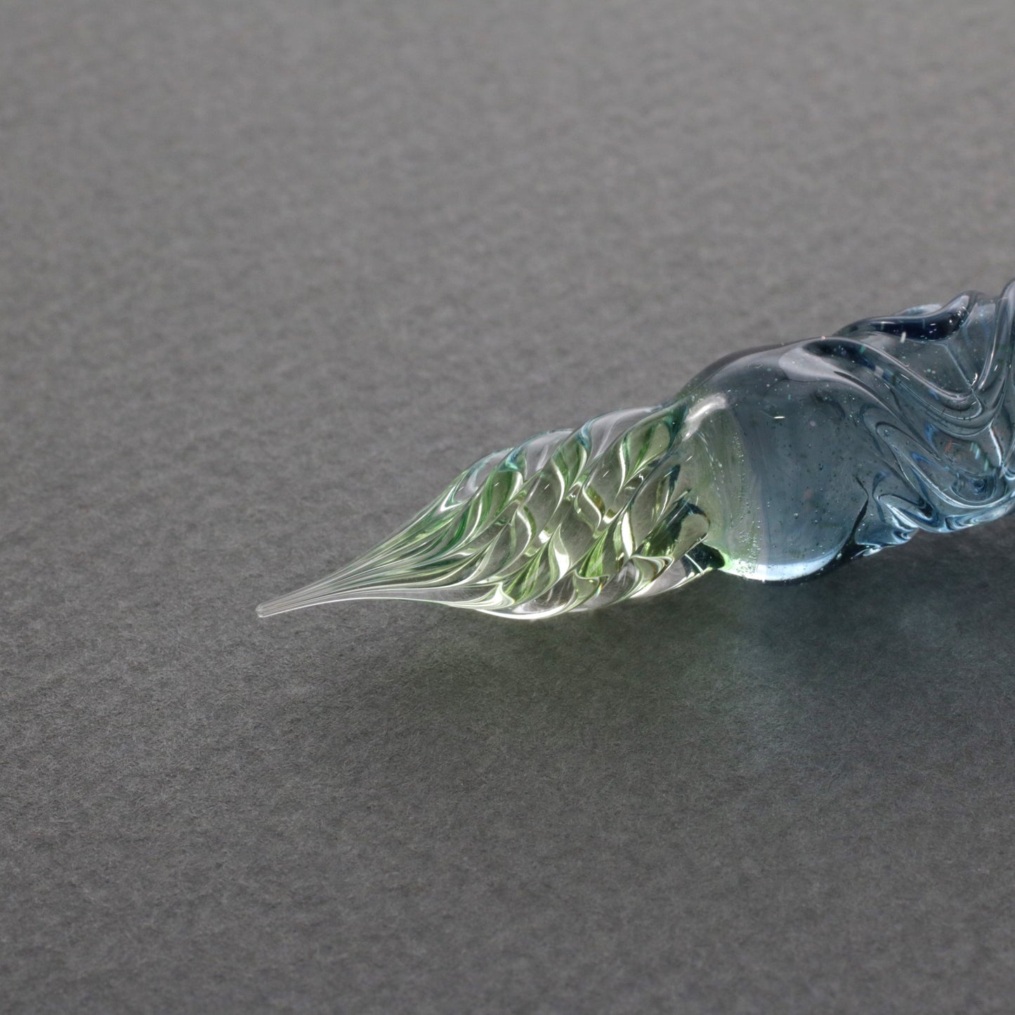 FUJIYAMA BLUE Swell Dual-sided Glass Pen, BUNGUBOX x Synchronicity Glass Art