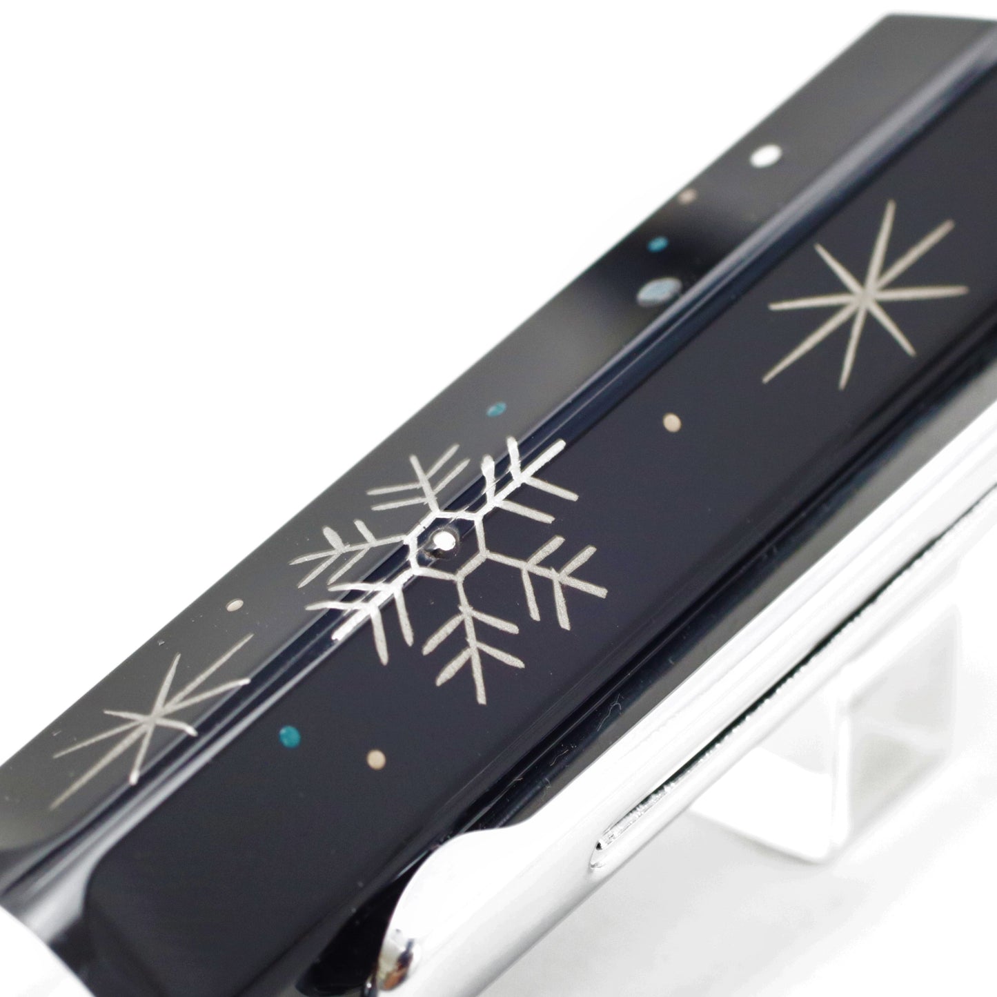 TWSBI 輪島蒔絵万年筆『 雪の結晶』(ブラック)