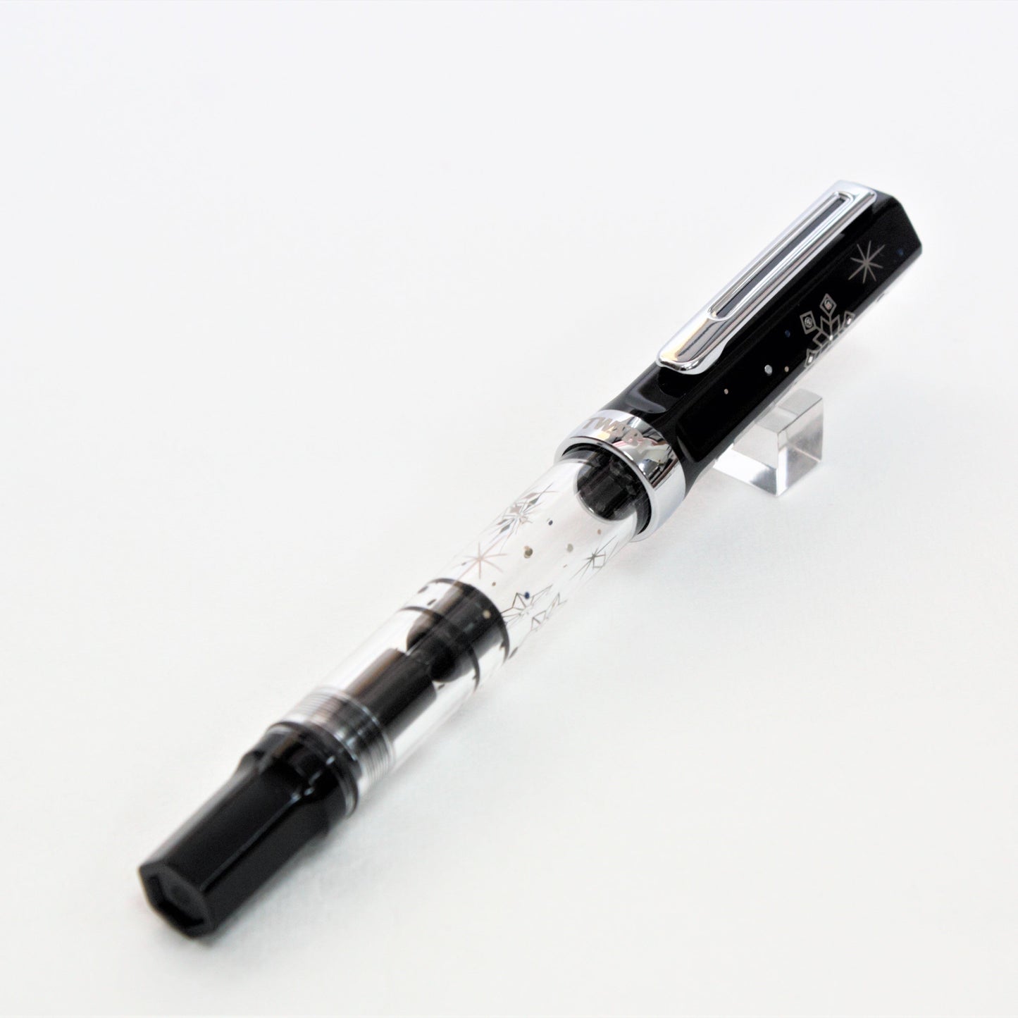 TWSBI 輪島蒔絵万年筆『 雪の結晶』(ブラック)