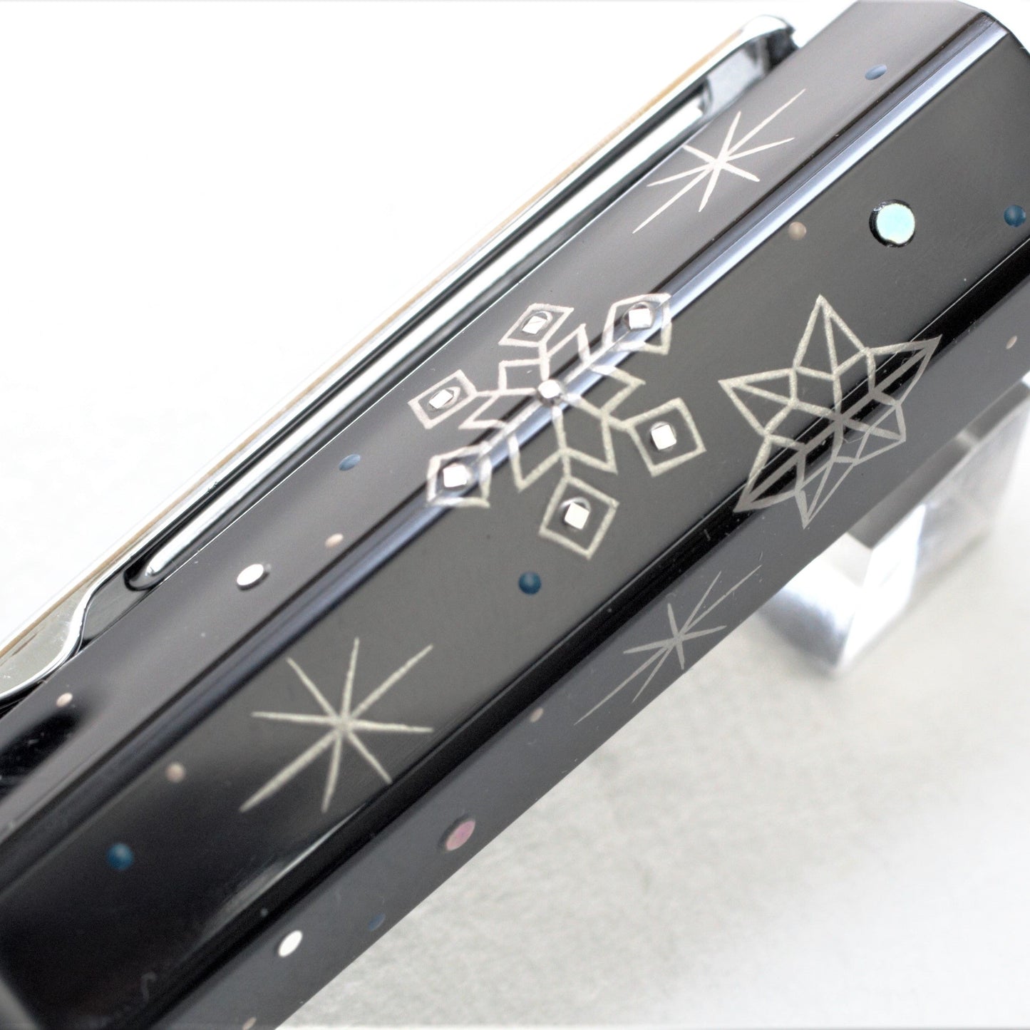 TWSBI 輪島蒔絵万年筆『 雪の結晶』(ブラック)