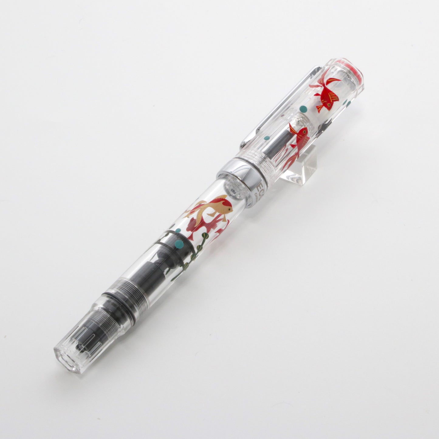 金魚 クリア 輪島蒔絵万年筆 TWSBI ECO