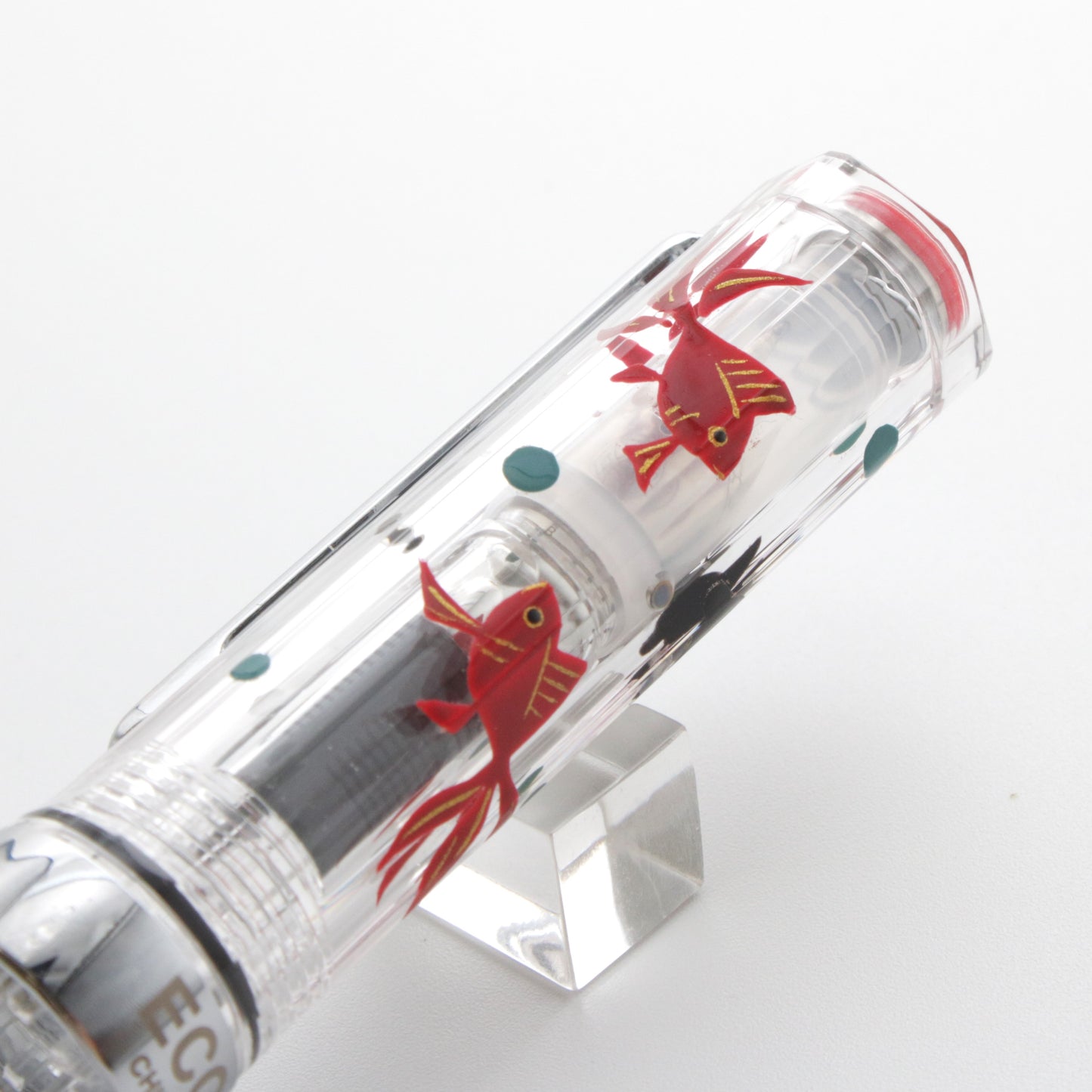 金魚 クリア 輪島蒔絵万年筆 TWSBI ECO