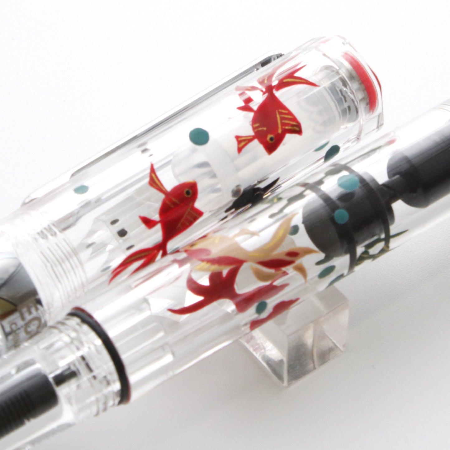 金魚 クリア 輪島蒔絵万年筆 TWSBI ECO