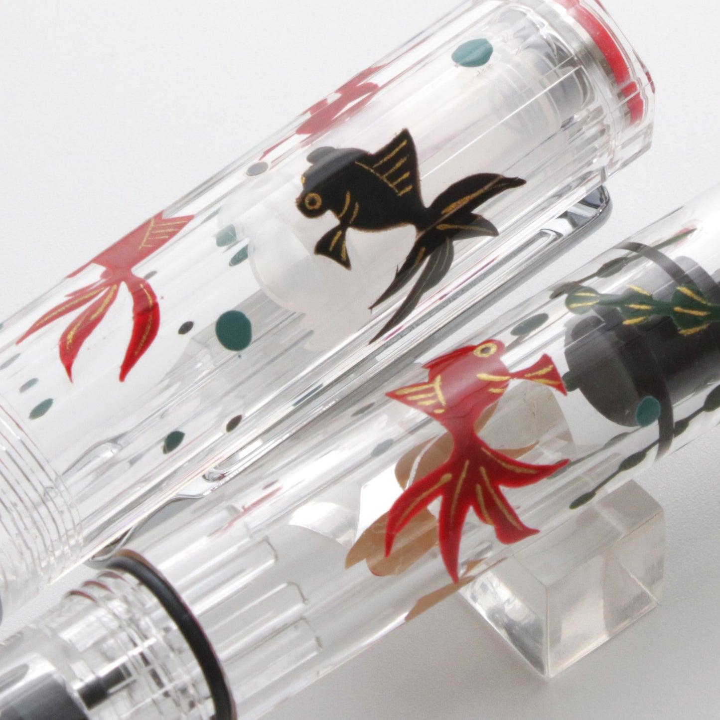金魚 クリア 輪島蒔絵万年筆 TWSBI ECO