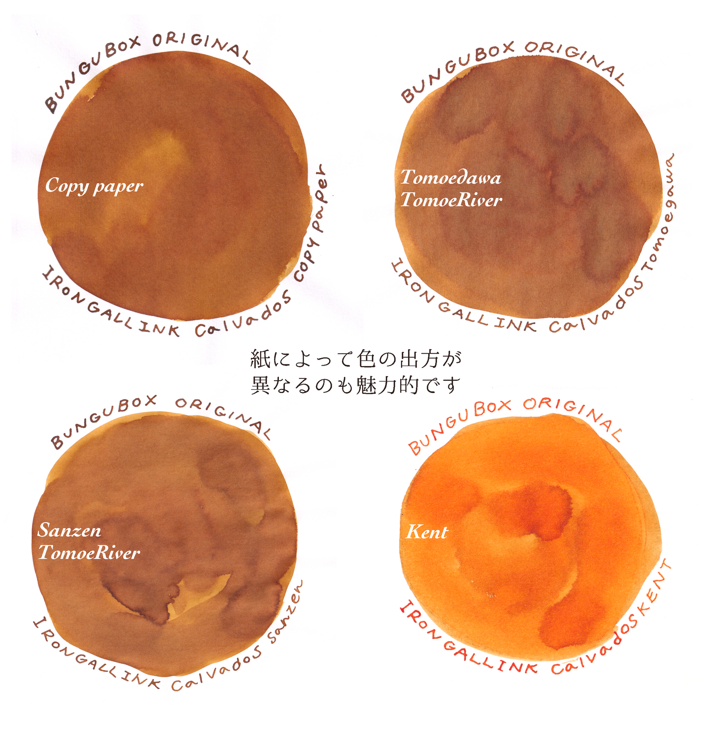 Calvados Iron gall ink