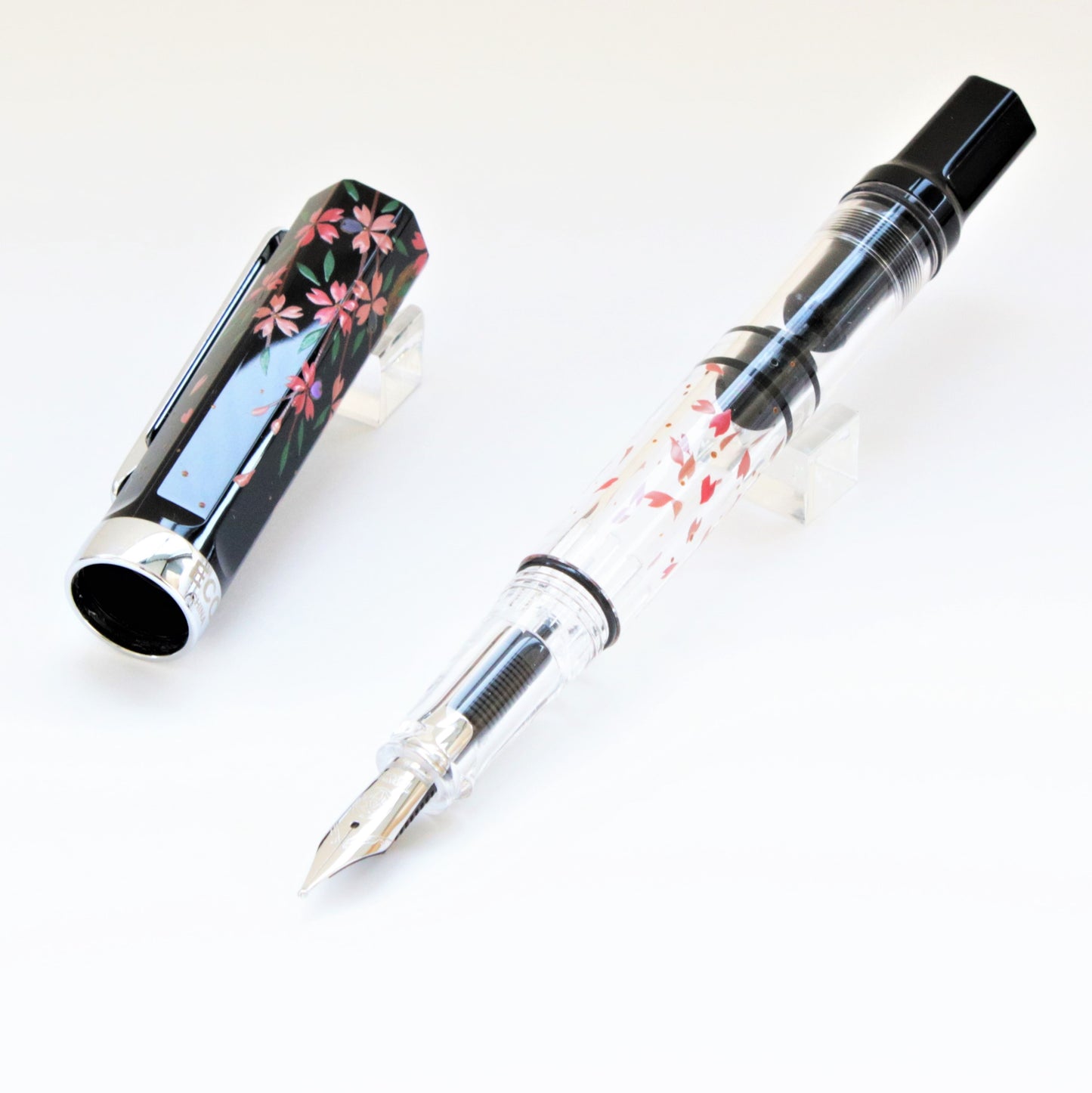 枝垂れ夜桜 輪島蒔絵万年筆 TWSBI ECO