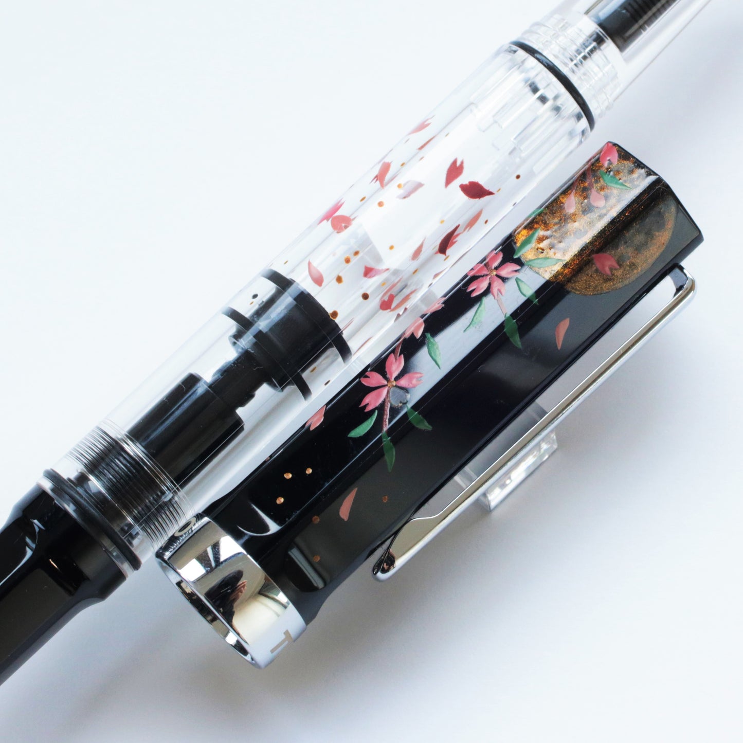 枝垂れ夜桜 輪島蒔絵万年筆 TWSBI ECO