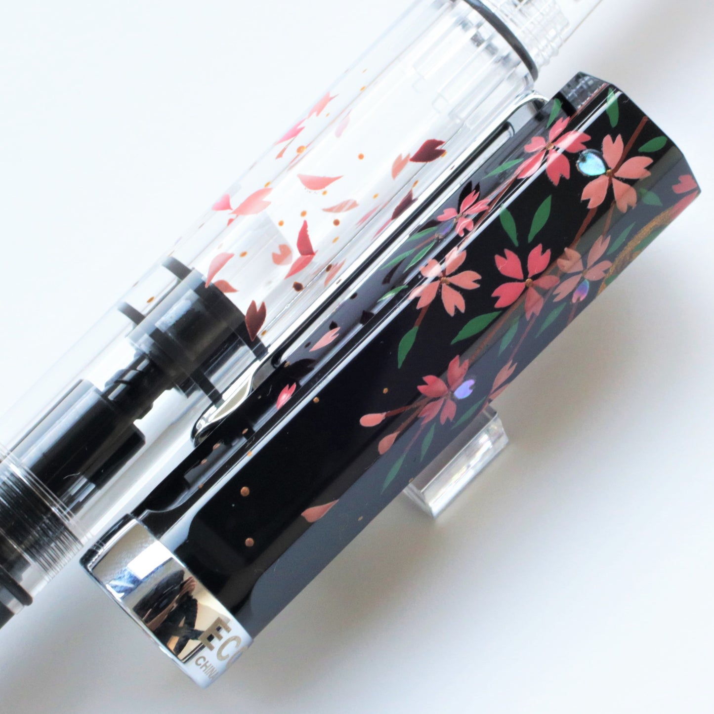 枝垂れ夜桜 輪島蒔絵万年筆 TWSBI ECO