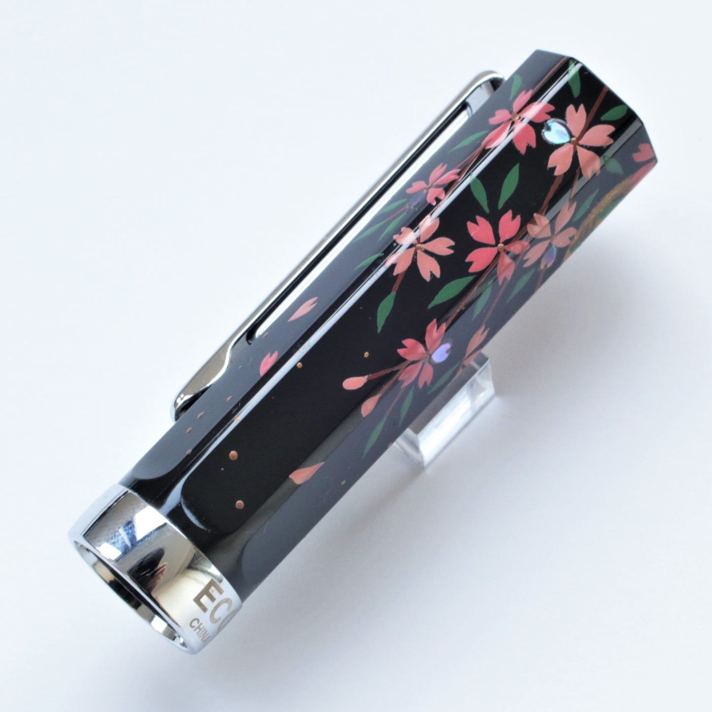 枝垂れ夜桜 輪島蒔絵万年筆 TWSBI ECO