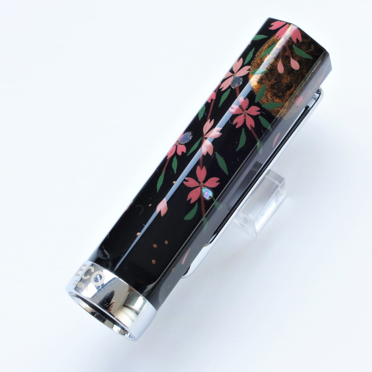 枝垂れ夜桜 輪島蒔絵万年筆 TWSBI ECO
