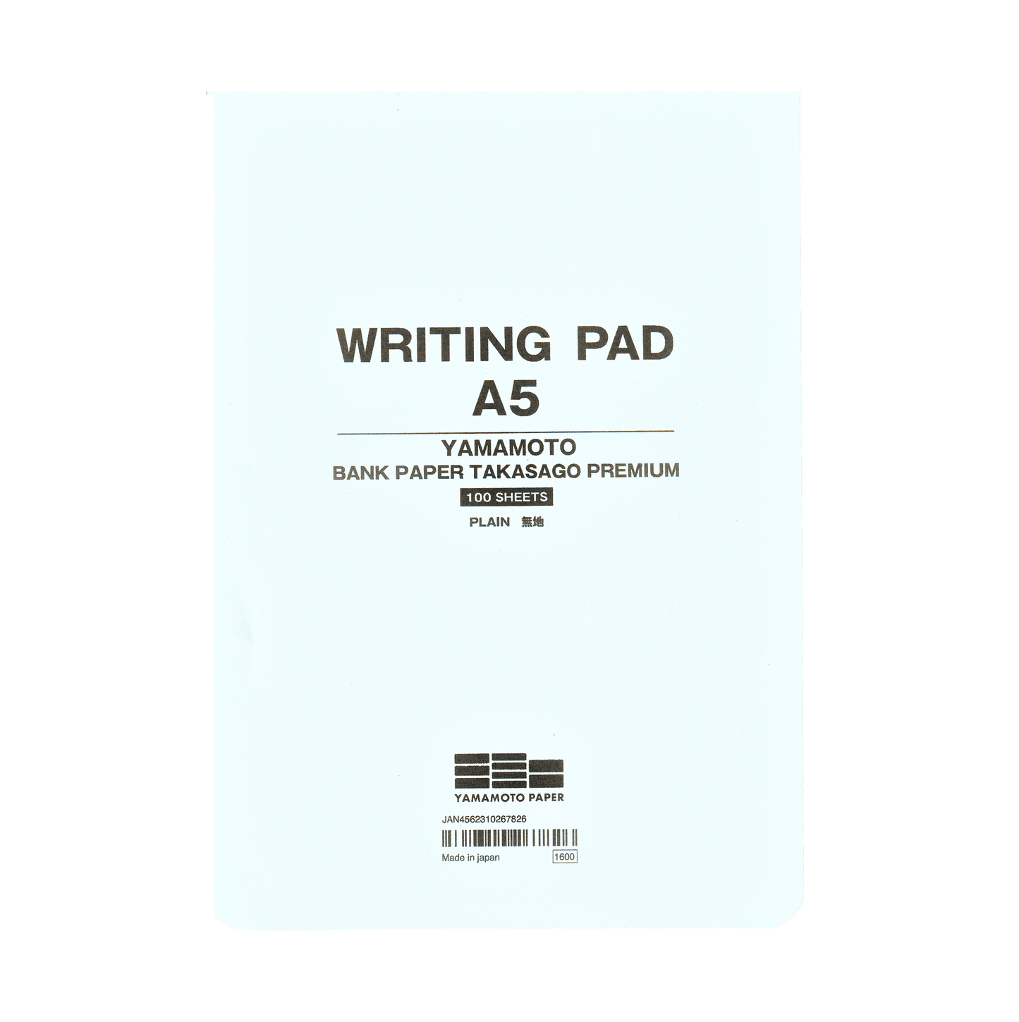 山本紙業(Yamamoto Paper) WRITING PAD A5 BANK PAPER TAKASAGO PREMIUM