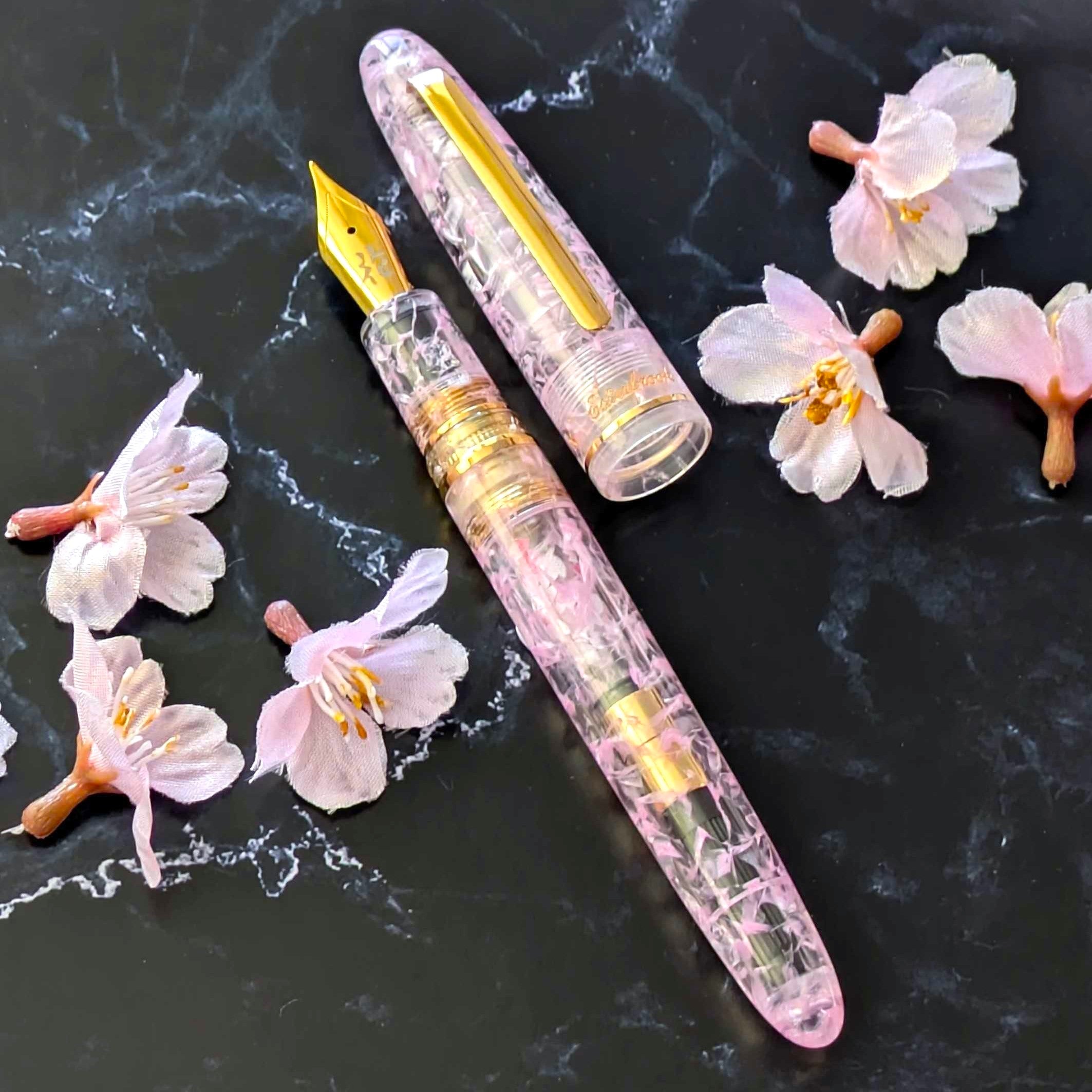 花鳥風月 -花- エスティー 万年筆 BUNGUBOX x Esterbrook