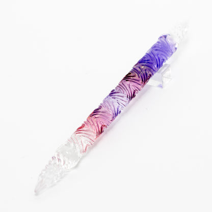 BUNGUBOX x Synchronicity Glass Art  Swell Dual-sided Glass Pen "Tipsy Mood"