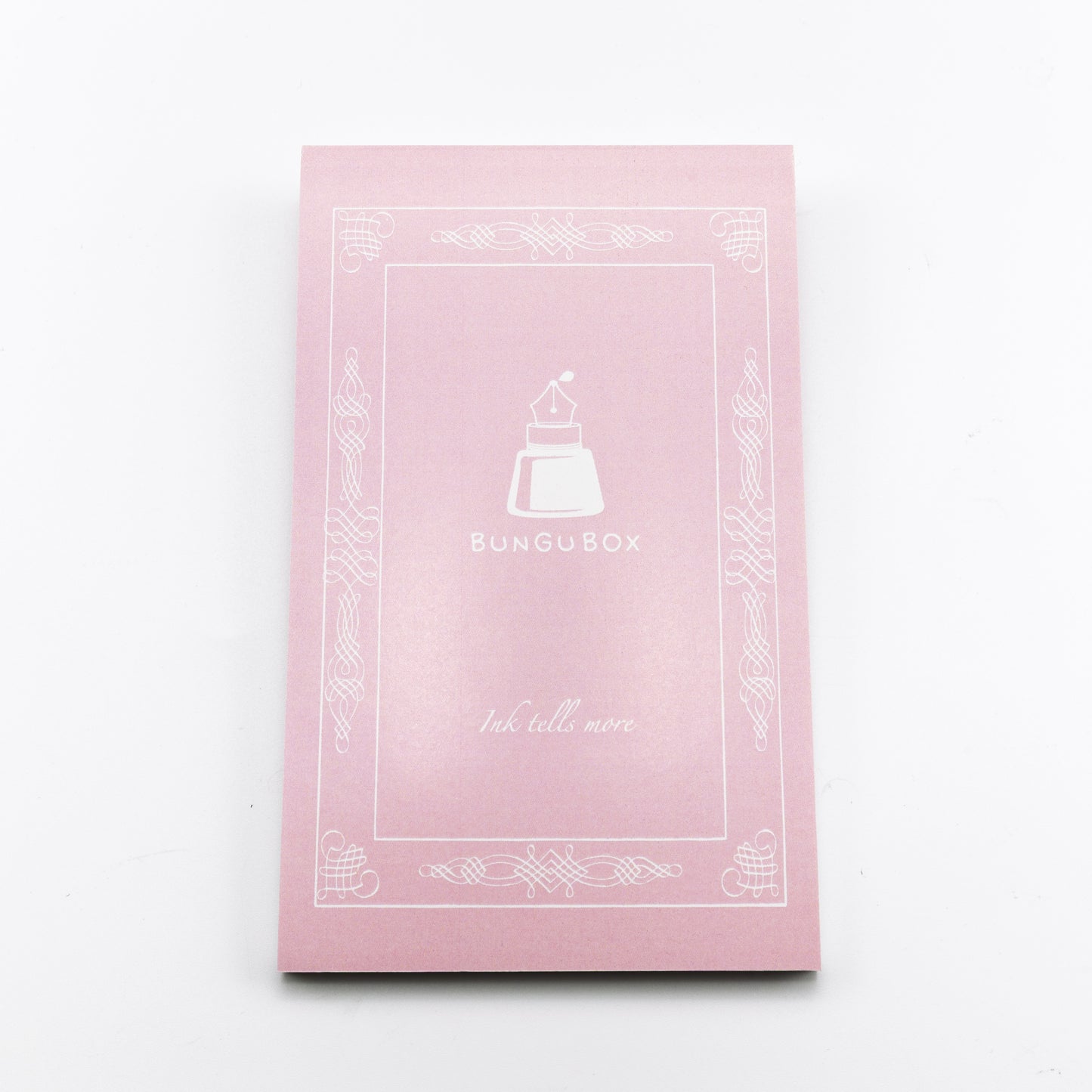 BUNGUBOX Bumpy Memo Pad for Fountain Pens, pale pink M