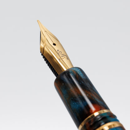 Kachofugetsu - Kingfisher Fountain Pen BUNGUBOX x Esterbrook