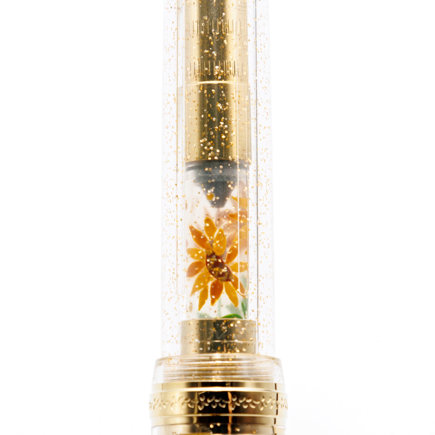 Sunflower, Wajima full Makie gold converter for Sailor pens