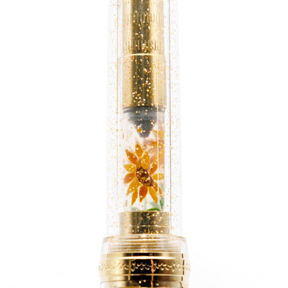 Sunflower, Wajima full Makie gold converter for Sailor pens