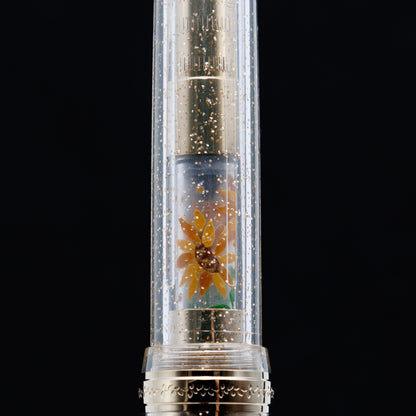 Sunflower, Wajima full Makie gold converter for Sailor pens