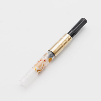 The Moon Rabbit, Wajima full Makie gold converter for Sailor pens