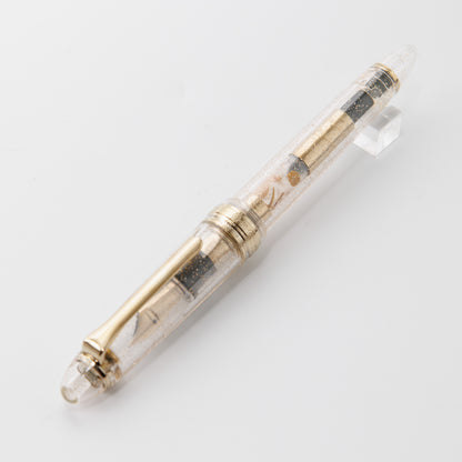 The Moon Rabbit, Wajima full Makie gold converter for Sailor pens