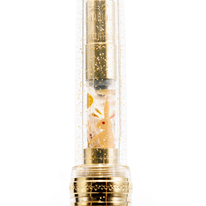 The Moon Rabbit, Wajima full Makie gold converter for Sailor pens