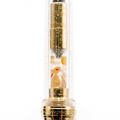The Moon Rabbit, Wajima full Makie gold converter for Sailor pens