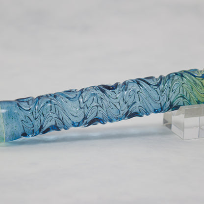 FUJIYAMA BLUE うねり 二刀流 BUNGUBOX x Synchronicity Glass Art