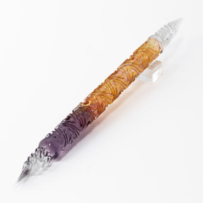 Sweet Potato うねり 二刀流 ガラスペン BUNGUBOX x Synchronicity Glass Art