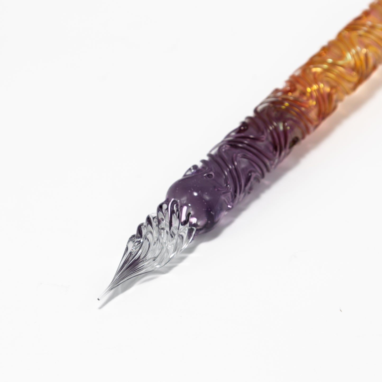 Sweet Potato うねり 二刀流 ガラスペン BUNGUBOX x Synchronicity Glass Art