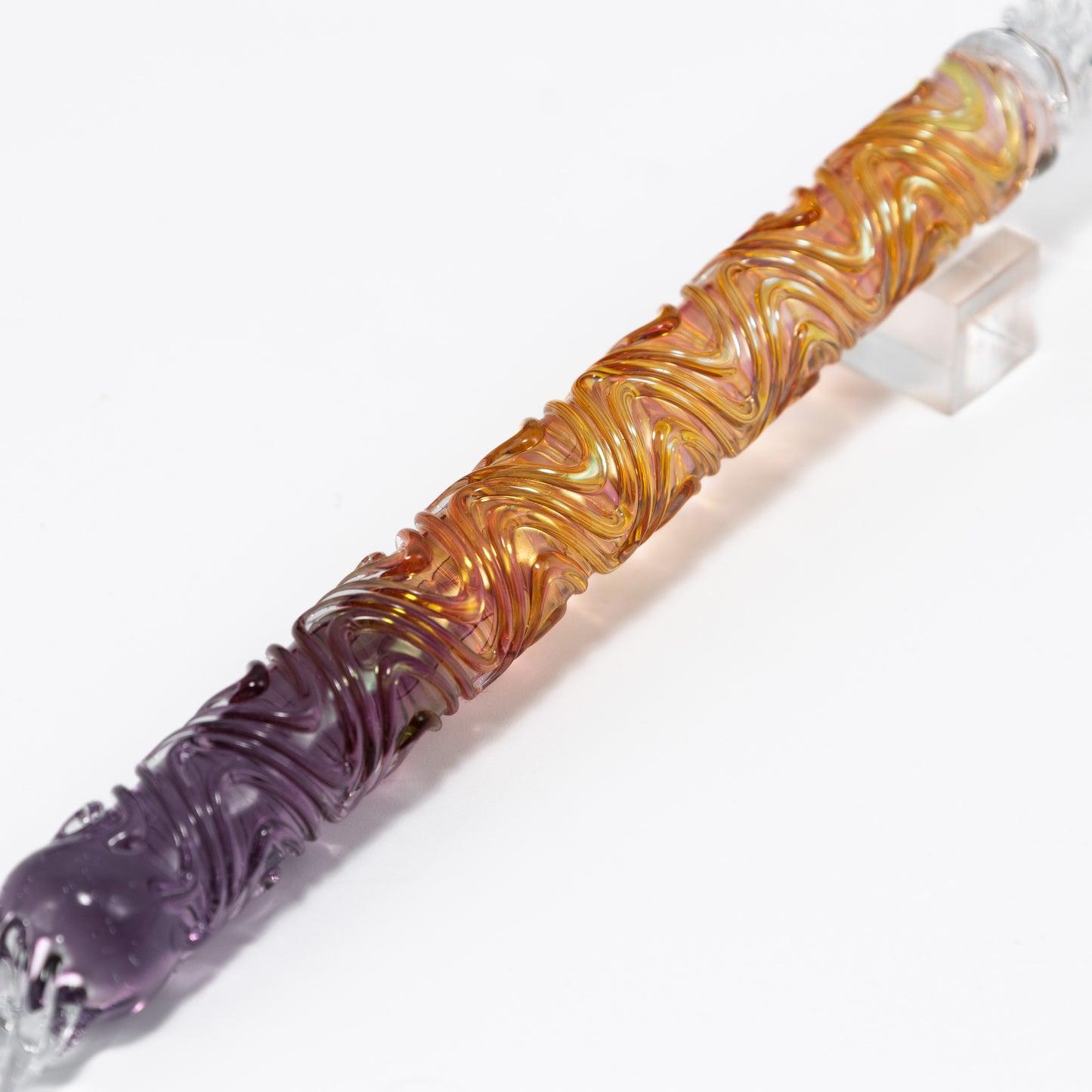 Sweet Potato うねり 二刀流 ガラスペン BUNGUBOX x Synchronicity Glass Art