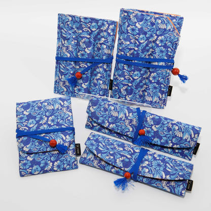 青い鳥の棲む森 正絹ペンケース BUNGUBOX × yurie