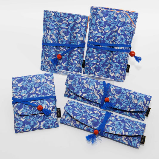 青い鳥の棲む森 正絹ペンケース BUNGUBOX × yurie
