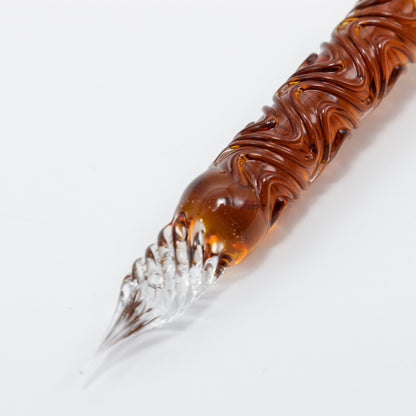 Calvados うねり ガラスペン BUNGUBOX x Synchronicity Glass Art