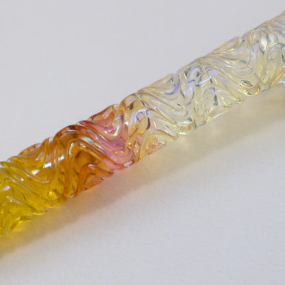 水彩・アルルのひまわり ガラスペン BUNGUBOX x Synchronicity Glass Art