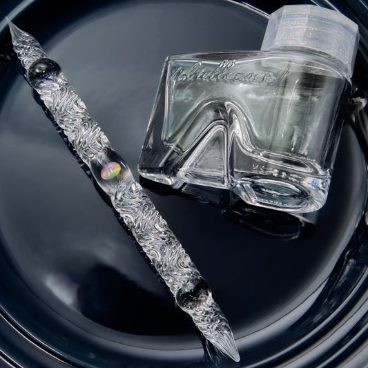 Supernova うねり 二刀流 ガラスペン BUNGUBOX x Synchronicity Glass Art